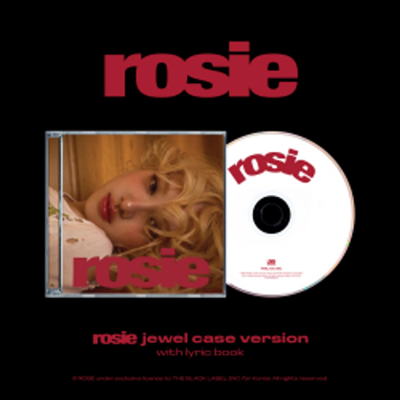 rose rosie Jewel Case Versionサインカード入りCD Kpop Merch ROSÉ first studio album 'rosie' JEWEL : Amazon.in